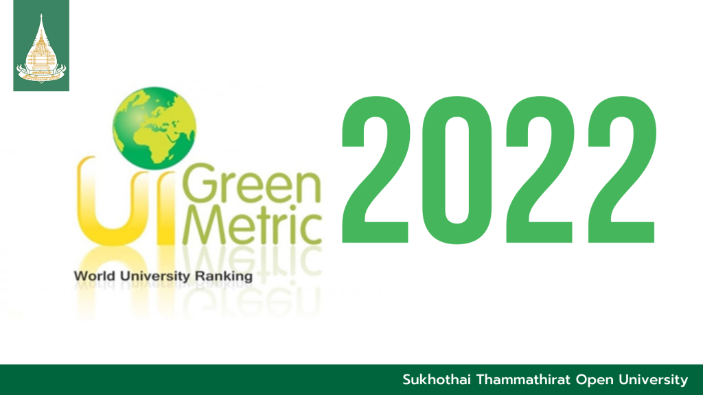 2022 UI GreenMetric World University Rankings – STOU