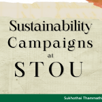 Continuing sustainability campaigns at STOU