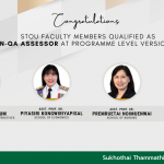 STOU Faculty members qualified AUA-QA Assessor