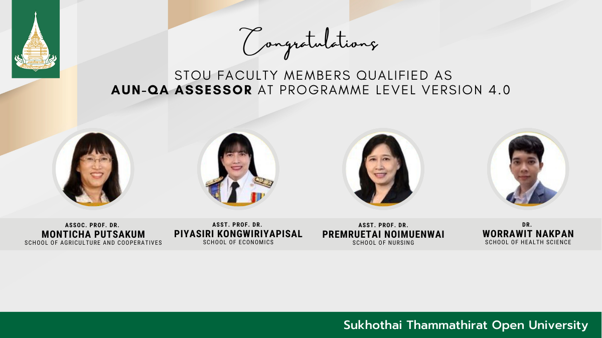 You are currently viewing STOU Faculty members qualified AUA-QA Assessor