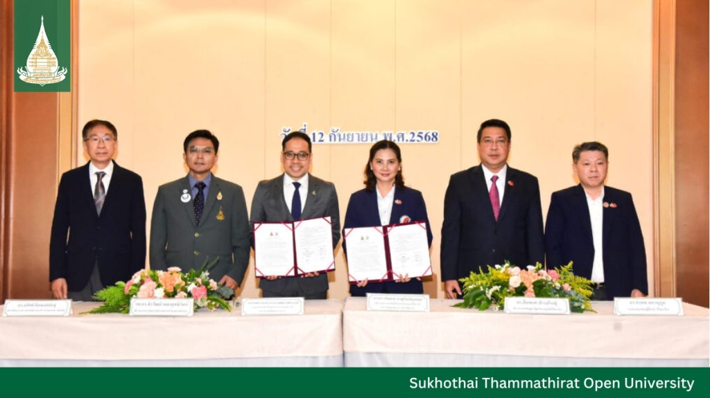 STOU signed MOU with Thai-Chinese Institute of Media and Business Administration