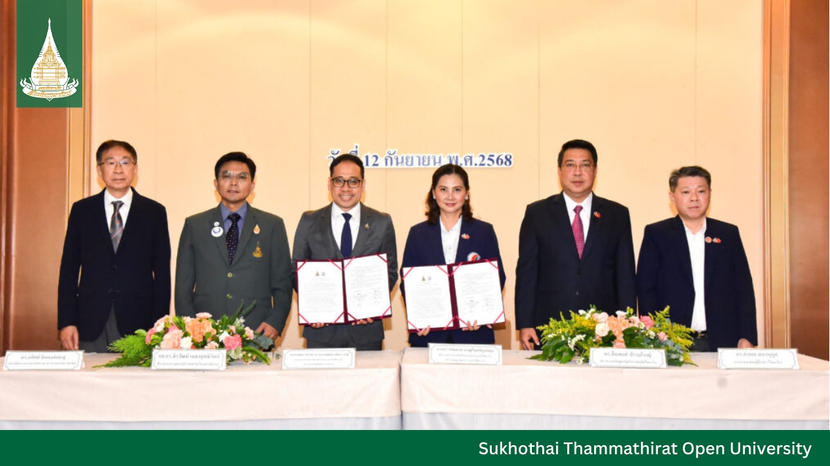 You are currently viewing STOU signed MOU with Thai-Chinese Institute of Media and Business Administration